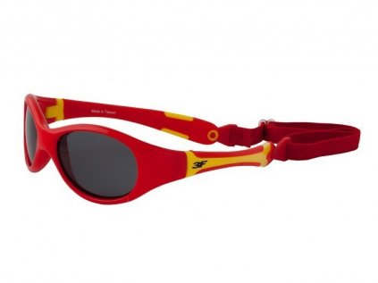 Brýle 3F Rubber červená-žlutá