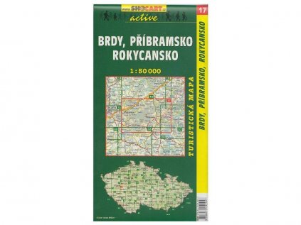 Mapa SHOCART č. 017 Brdy, Příbramsko - turistická 1 : 50 000