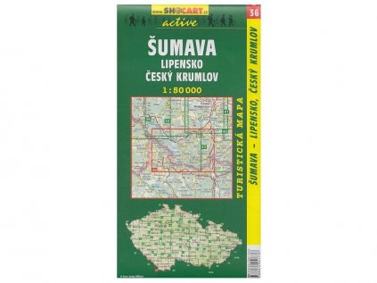 Mapa SHOCART č. 036 Šumava Lipensko - turistická 1 : 50 000