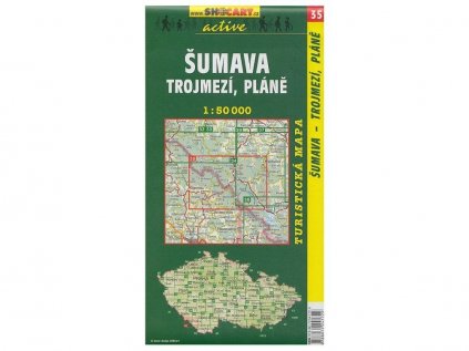 Mapa SHOCART č. 035 Šumava Trojmezí - turistická 1 : 50 000