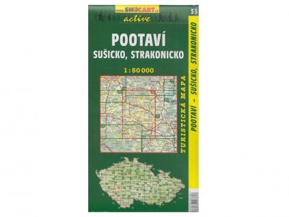 Mapa SHOCART č. 033 Pootaví, Sušicko - turistická 1 : 50 000