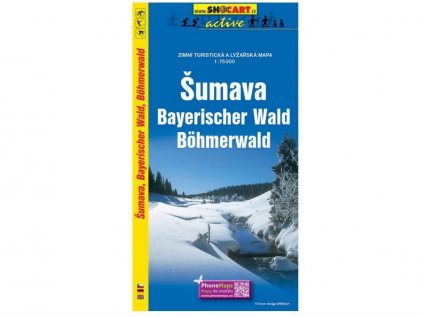 Mapa SHOCART Šumava, Bavorsko - zimní turistická 1 : 75 000