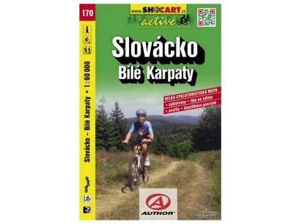 Mapa SHOCART č. 170 Slovácko, Bílé Karpaty - cyklo 1 : 60 000