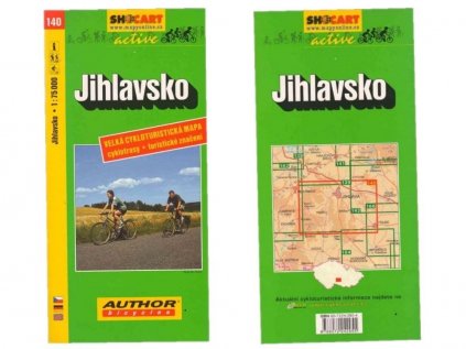 Mapa SHOCART č. 140 Jihlavsko - cyklo 1 : 75 000