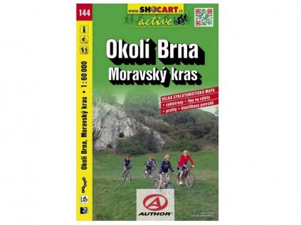 Mapa SHOCART č. 144 Okolí Brna, Moravský kras - cyklo 1 : 60 000