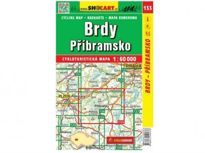 Mapa SHOCART č. 133 Brdy, Příbramsko - cyklo 1 : 60 000