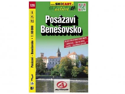 Mapa SHOCART č. 126 Posázaví, Benešovsko - cyklo 1 : 60 000