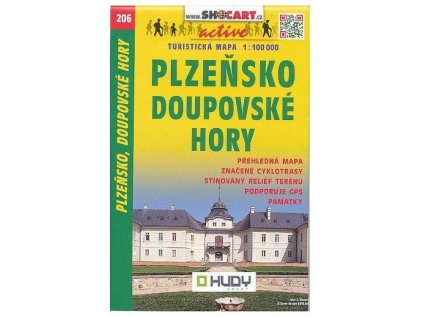 Mapa SHOCART č. 206 Plzeňsko - Doupovské hory - turistická 1 : 100 000