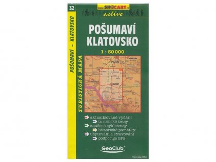 Mapa SHOCART č. 032 Pošumaví, Klatovsko - turistická 1 : 50 000