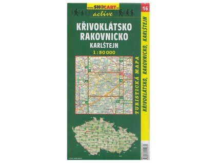 Mapa SHOCART č. 016 Křivoklátsko - turistická 1 : 50 000