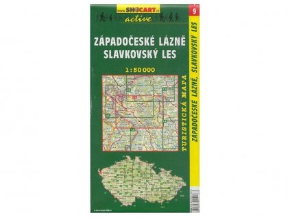 Mapa SHOCART č.009 Západočeské lázně - turistická 1 : 50 000