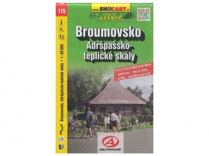Mapa SHOCART č. 115 Broumovsko - cyklo 1 : 60 000