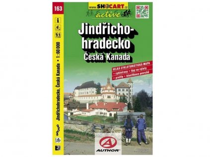 Mapa SHOCART č. 163 Jindřichohradecko - cyklo 1 : 60 000