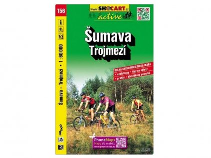 Mapa SHOCART č. 156 Šumava Trojmezí - cyklo 1 : 60 000