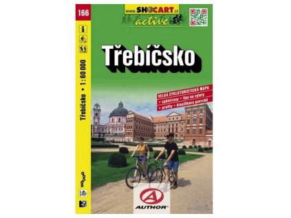 Mapa SHOCART č. 166 Třebíčsko - cyklo 1 : 60 000