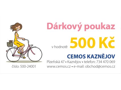 Dárková poukázka 500,-Kč
