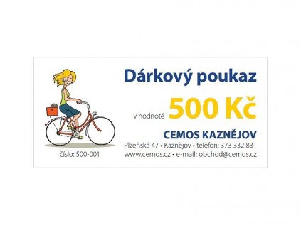 Dárková poukázka 500,-Kč