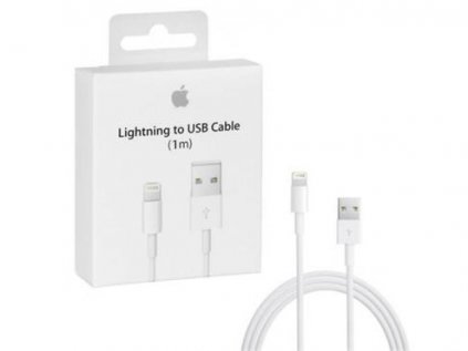 Kabel datový - APPLE iPhone Lightning bílá