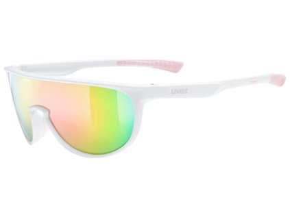 Brýle na kolo UVEX Sportstyle 515 white matt-mirror pink