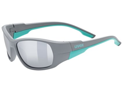 Brýle na kolo UVEX Sportstyle 514 grey matt-mirror silver