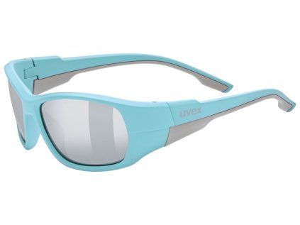 Brýle na kolo UVEX Sportstyle 514 light blue-mirror silver