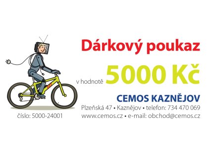 Dárková poukázka 5.000,-Kč