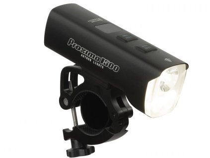 Světlo přední AUTHOR Proxima 1500 lm USB Alloy