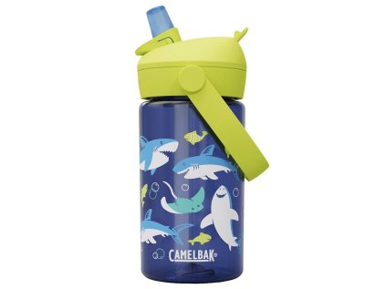 Lahev na kolo CAMELBAK Thrive Flip Straw Kids 400 ml shark and rays
