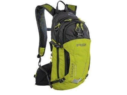 Batoh na kolo R2 Raven lime zelená-černá