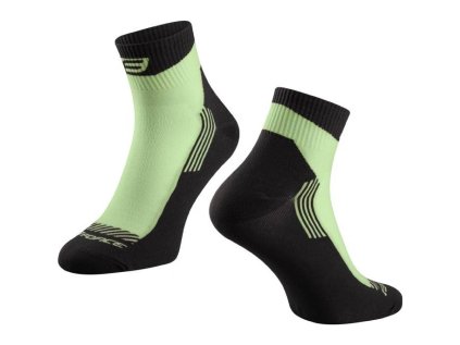 Cyklo ponožky FORCE Dune lime-zelená
