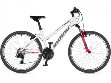 Kolo MTB AUTHOR Unica 26 2023-24 bílá-červená-stříbrná