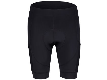 Kraťasy na kolo FORCE Comfort 2 pas s vložkou pánské černá