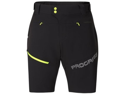 Volné kraťasy na kolo PROGRESS Boe Shorts pánské černá