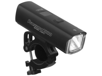 Světlo přední AUTHOR Proxima 1000 lm USB Alloy