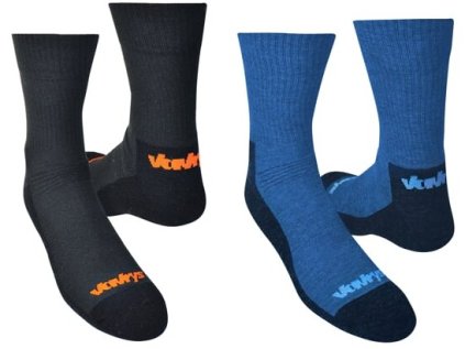 Trekové ponožky VAVRYS Trek CMX 2020 - 2 páry modrá-černá