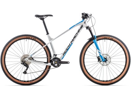 Kolo MTB ROCK MACHINE Blizz CRB 20-29 2021 gloss silver-blue-black