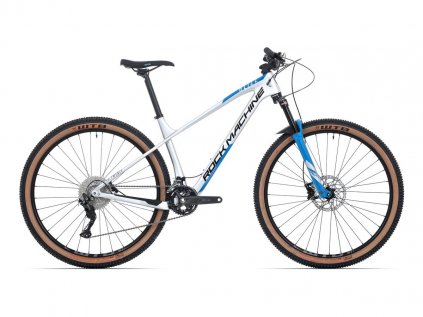 Kolo MTB ROCK MACHINE Blizz CRB 20-29 2021 gloss silver-blue-black