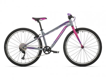 Kolo MTB ROCK MACHINE Thunder 26 2021 gloss grey-pink-violet