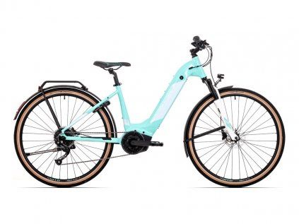 Elektrokolo ROCK MACHINE Crossride e400 Bosch lady light mint-white