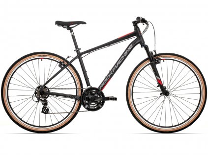 Kolo cross ROCK MACHINE Crossride 100 2022 matte black-grey-red