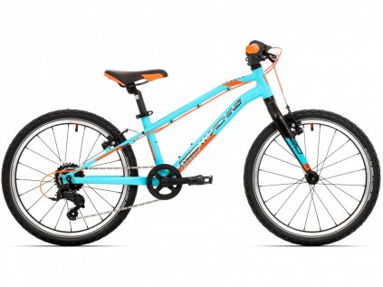 Dětské kolo ROCK MACHINE Thunder 20 2022 gloss neon cyan-black-orange