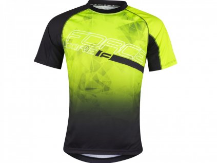 Dres na kolo FORCE MTB Core pánský fluo-černá