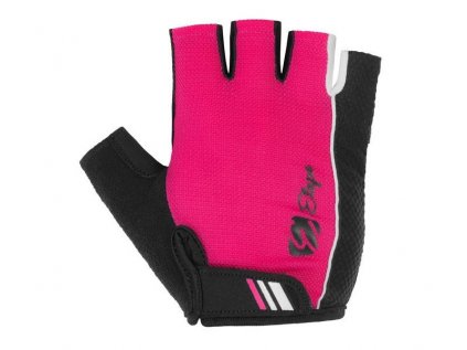 Cyklistické rukavice ETAPE Riva dámské růžová-černá