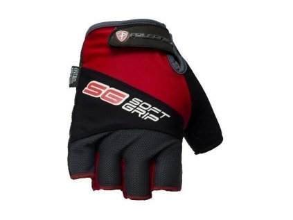 Cyklistické rukavice POLEDNIK Soft Grip new červená