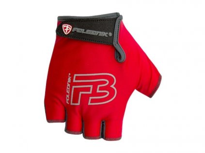 Cyklistické rukavice POLEDNIK F3 new červená