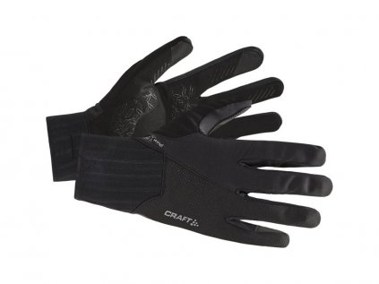 Cyklistické rukavice CRAFT All Weather černá