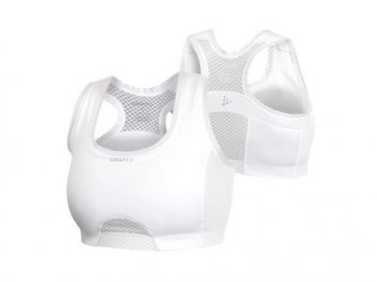 Sportovní podprsenka CRAFT Cool Sports Bra / Sports Super Bra bílá