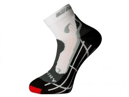 Trekové ponožky PROGRESS X-Country šedá-bílá