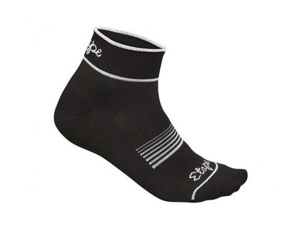Cyklo ponožky ETAPE Kiss černá-bílá