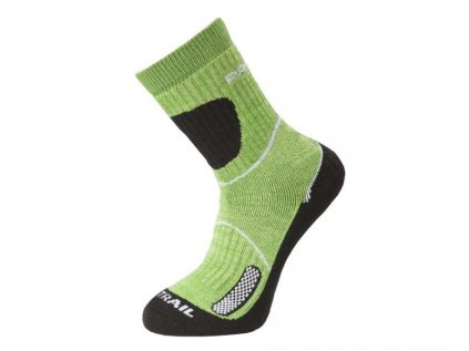 Trekové ponožky PROGRESS X-Trail zelená-černá